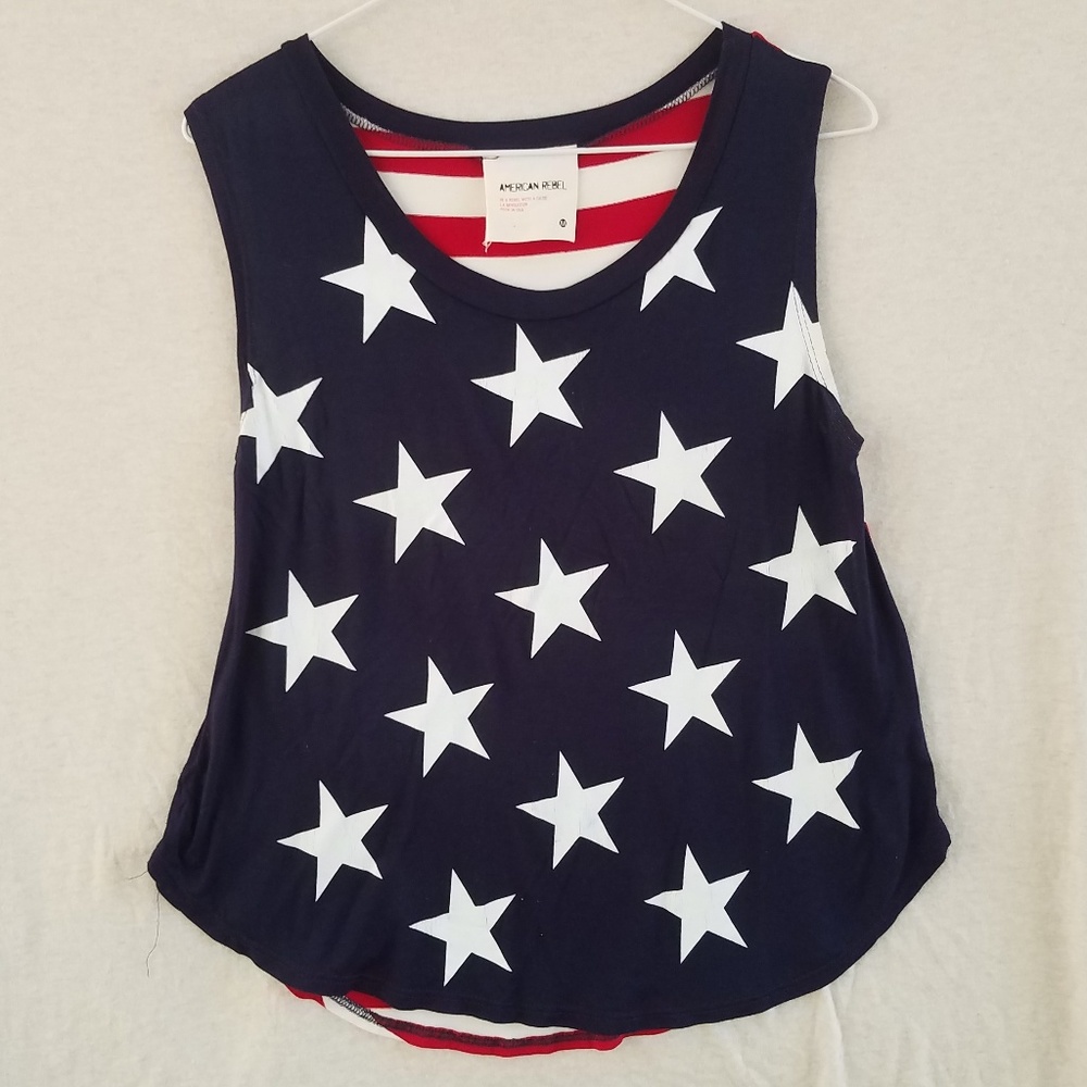 American Rebel, Red White and Blue Flag Tank Top